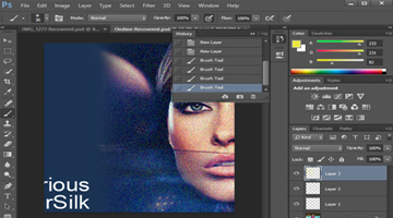 Adobe Photoshop hero background