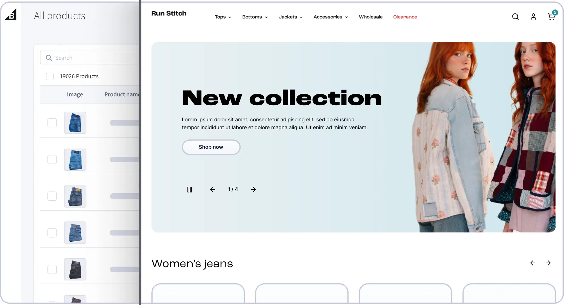 BigCommerce hero background