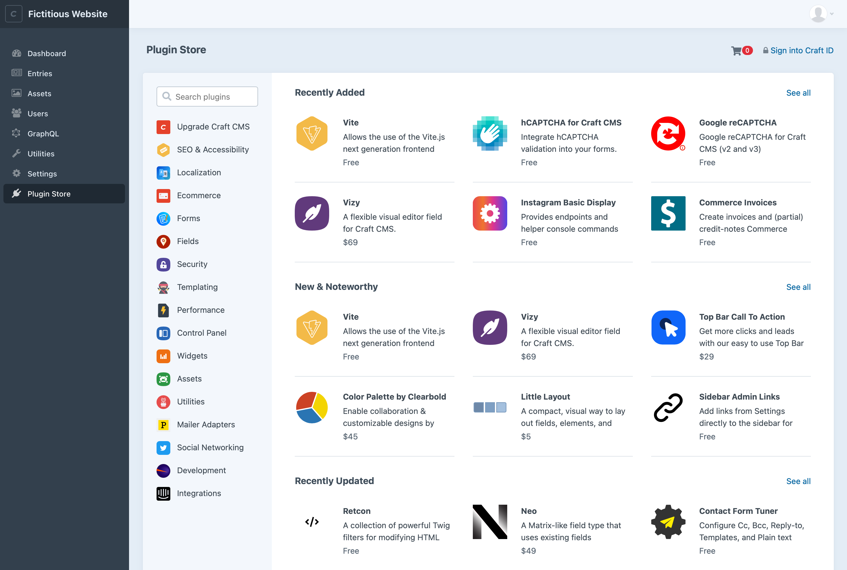 Craft CMS screenshot 5
