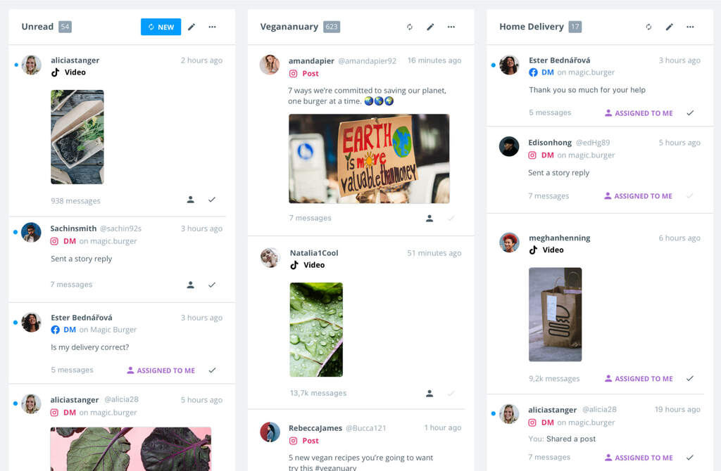 Falcon.io screenshot 2