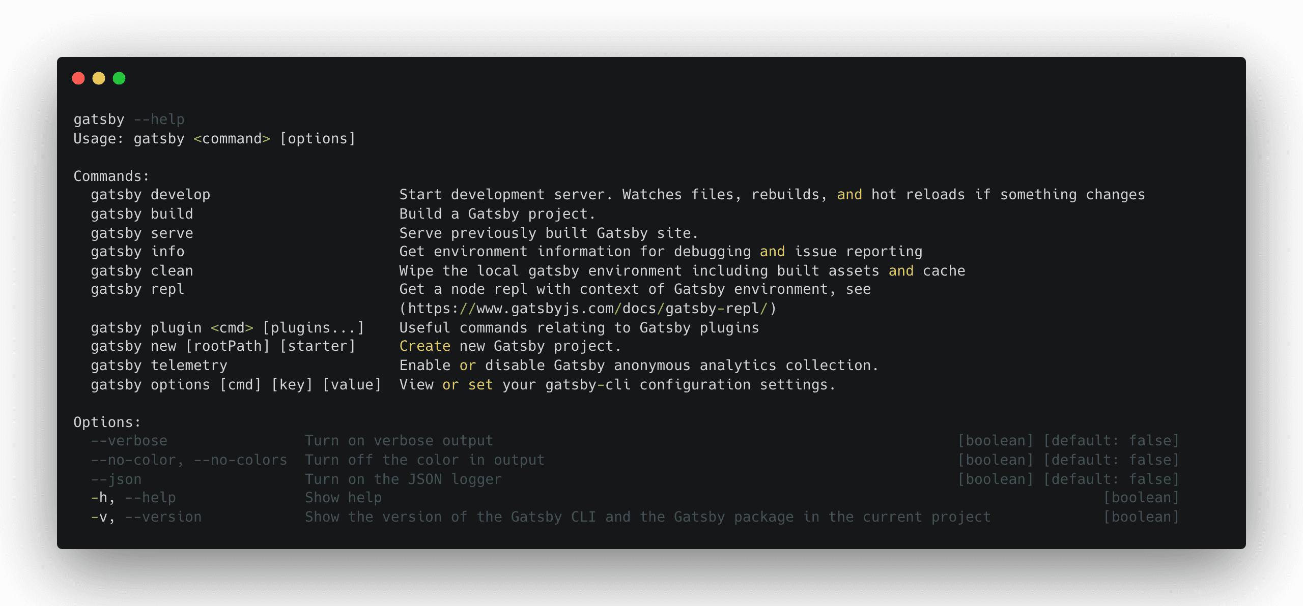 Gatsby screenshot 1