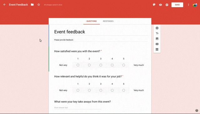 Google Forms hero background