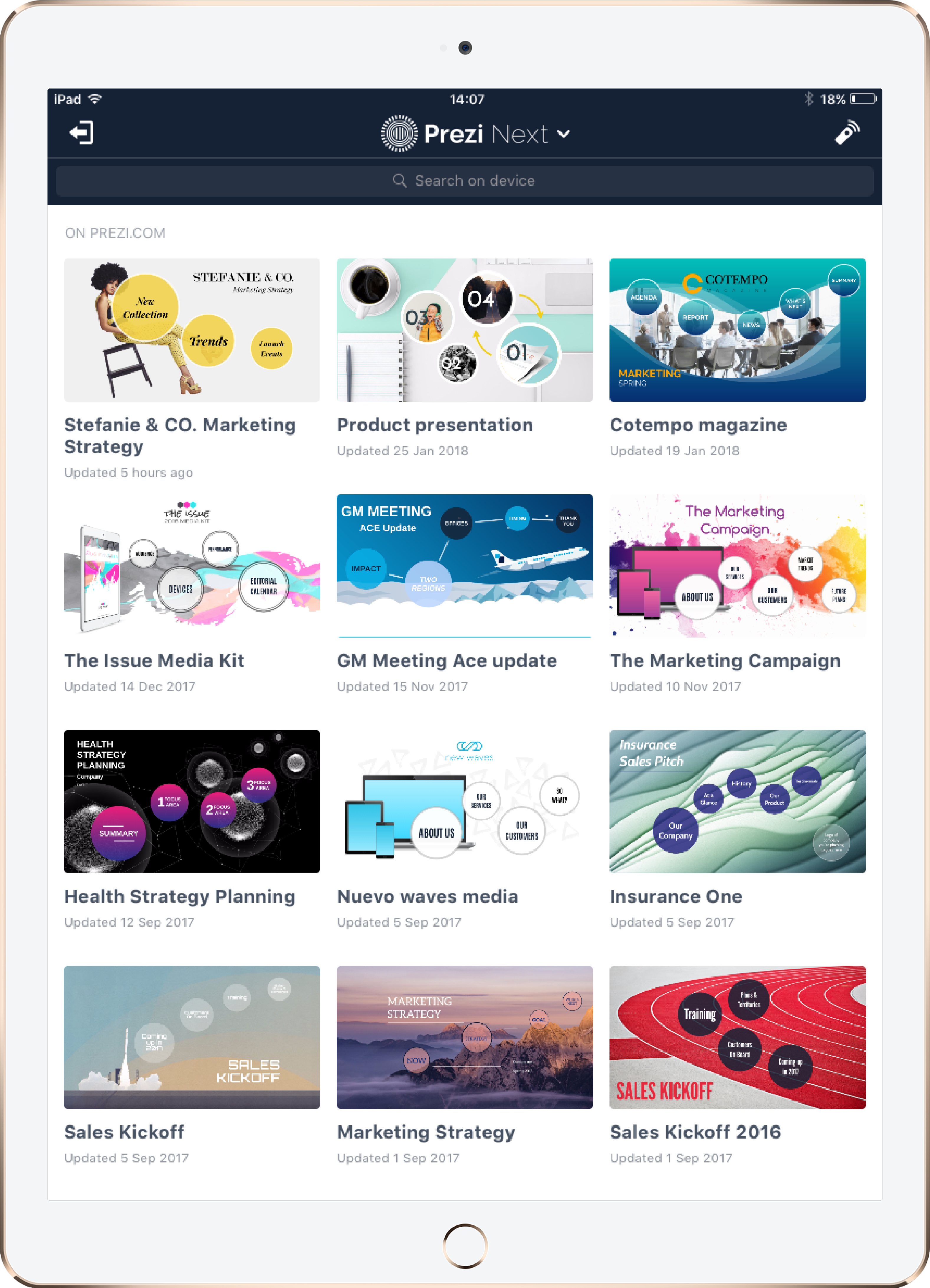 Prezi hero background