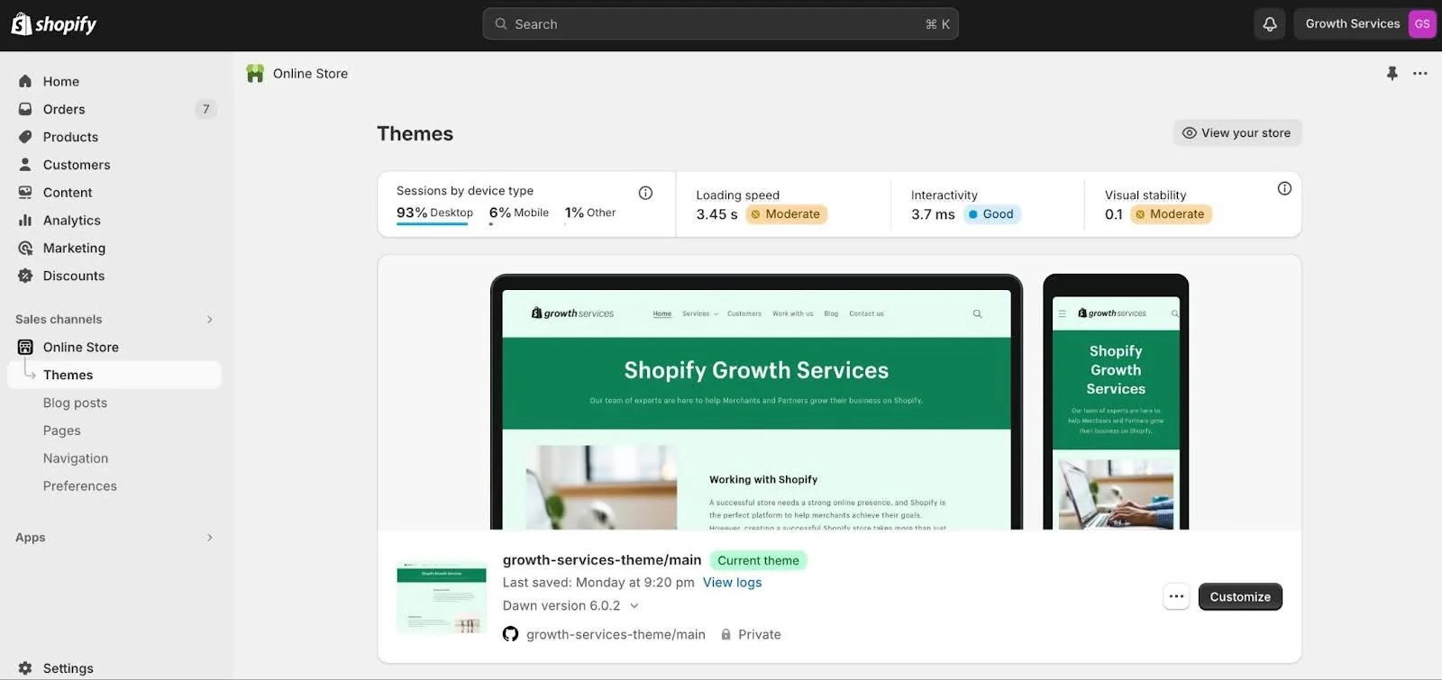 Shopify screenshot 3