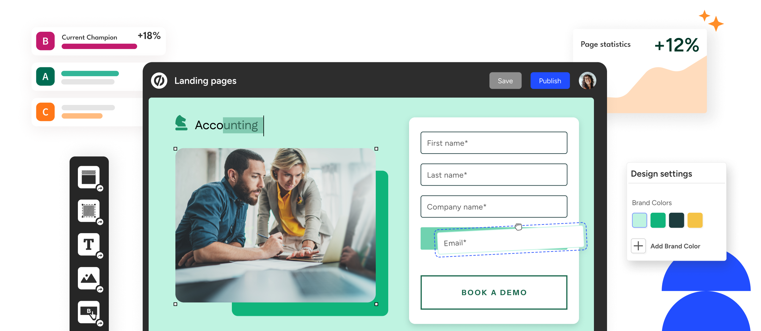 Unbounce screenshot 2