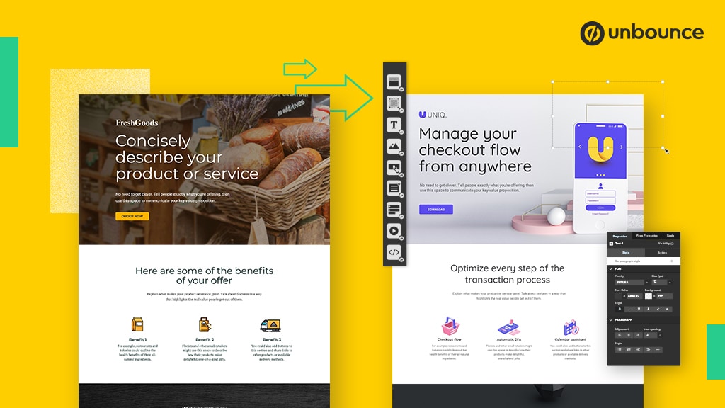 Unbounce screenshot 5