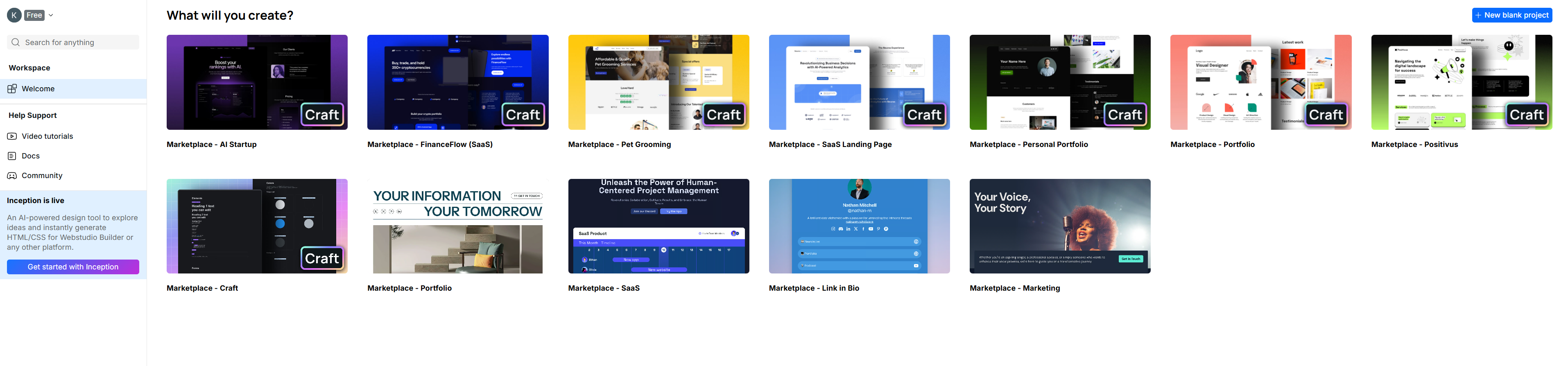 Webstudio hero background