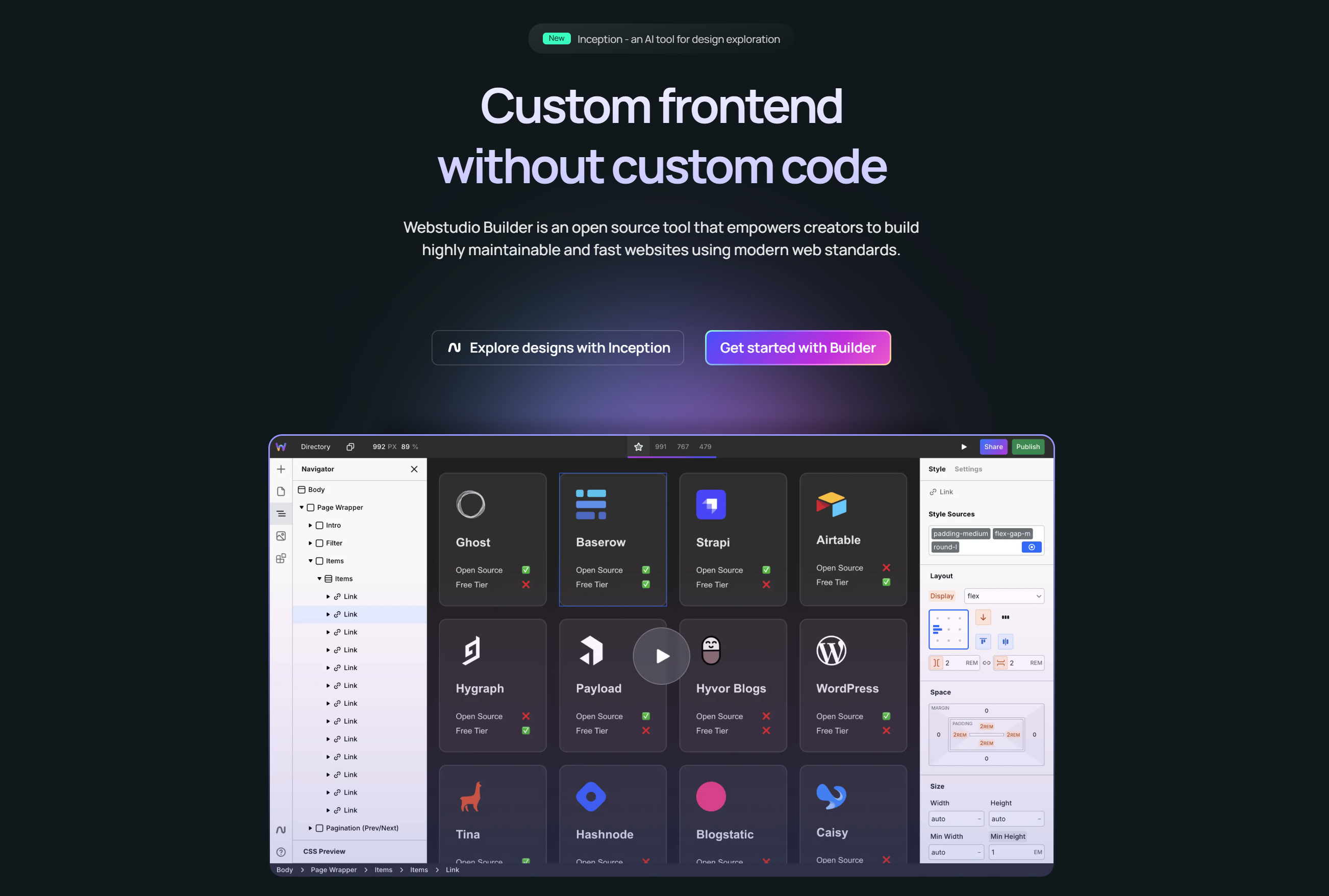 Webstudio screenshot 4
