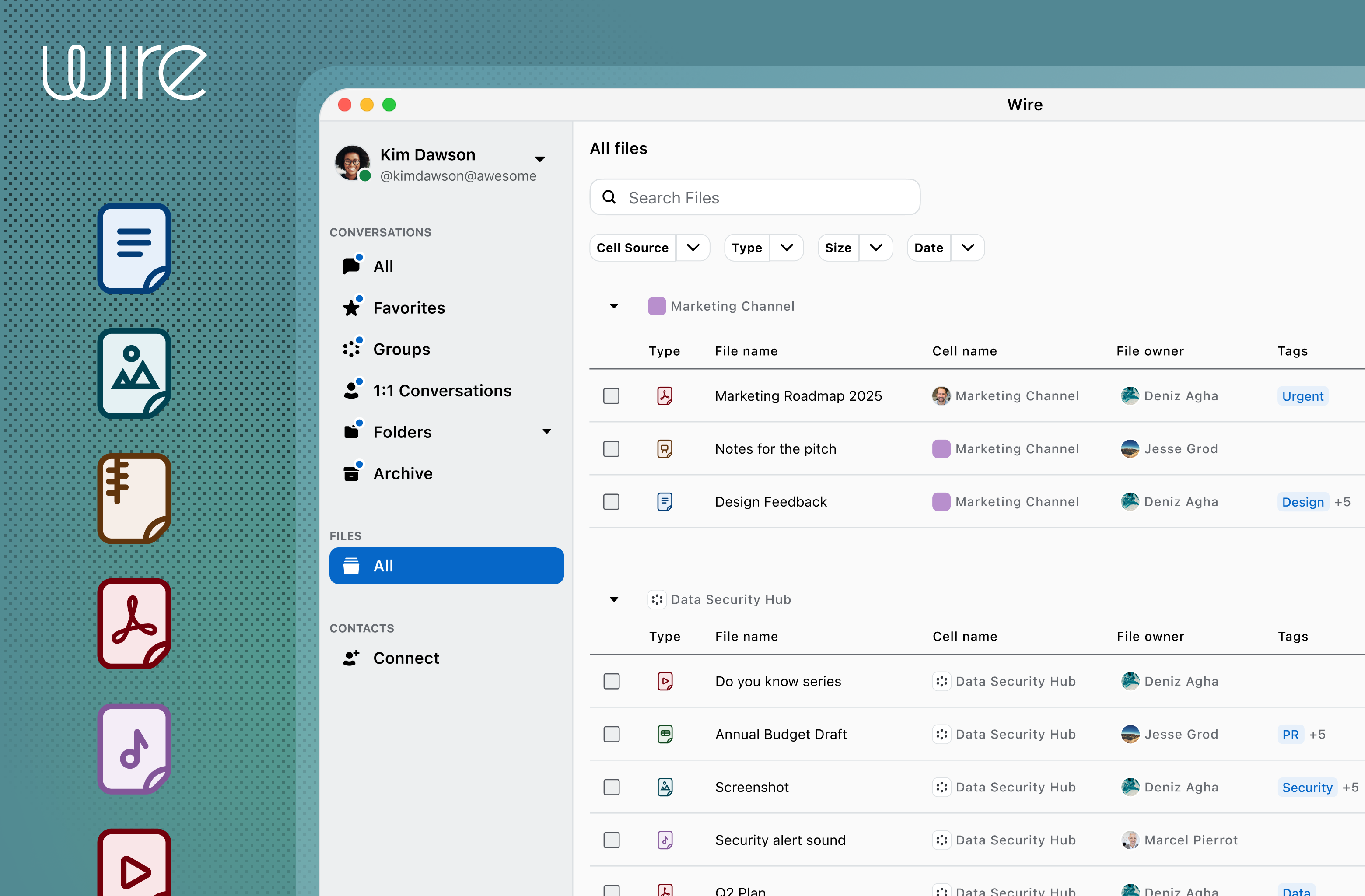 Wire screenshot 1