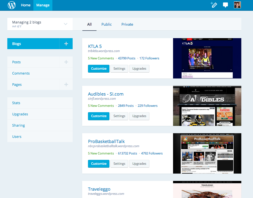 WordPress.com screenshot 3