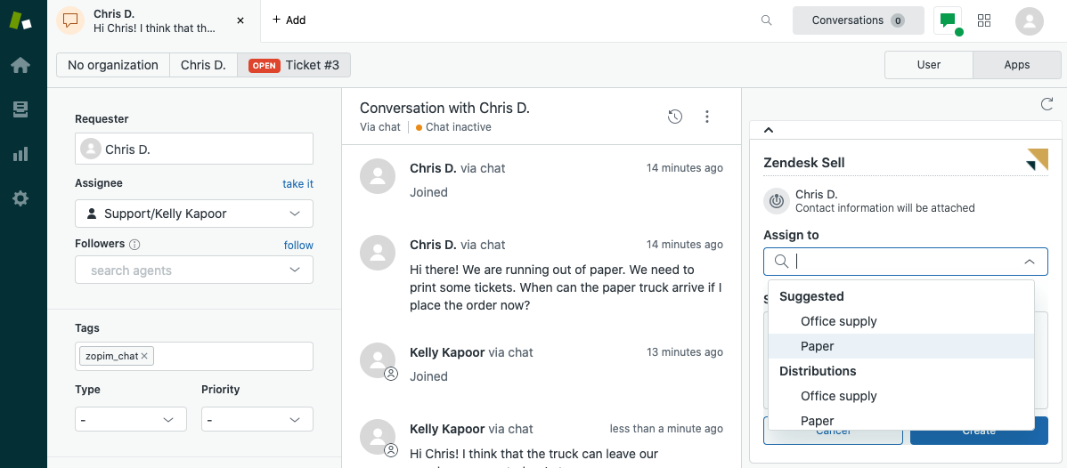 Zendesk Sell screenshot 1