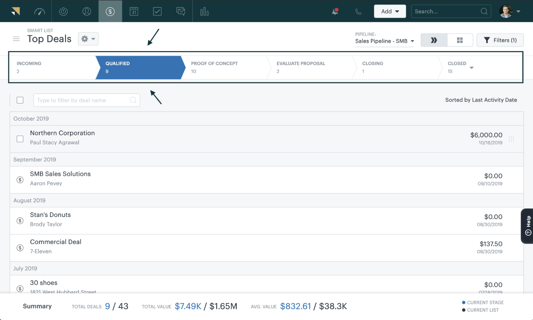 Zendesk Sell screenshot 2