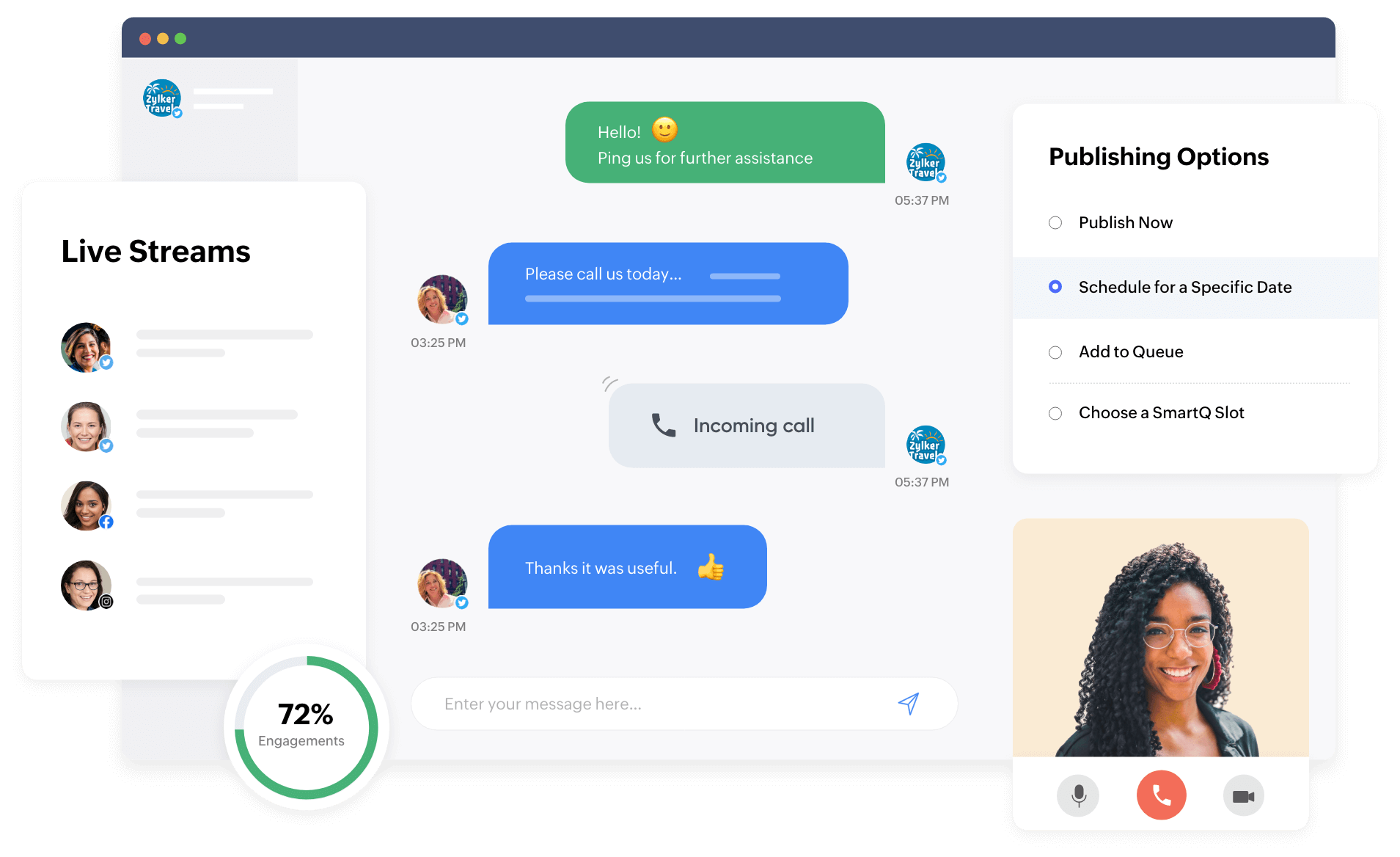 Zoho Social screenshot 5